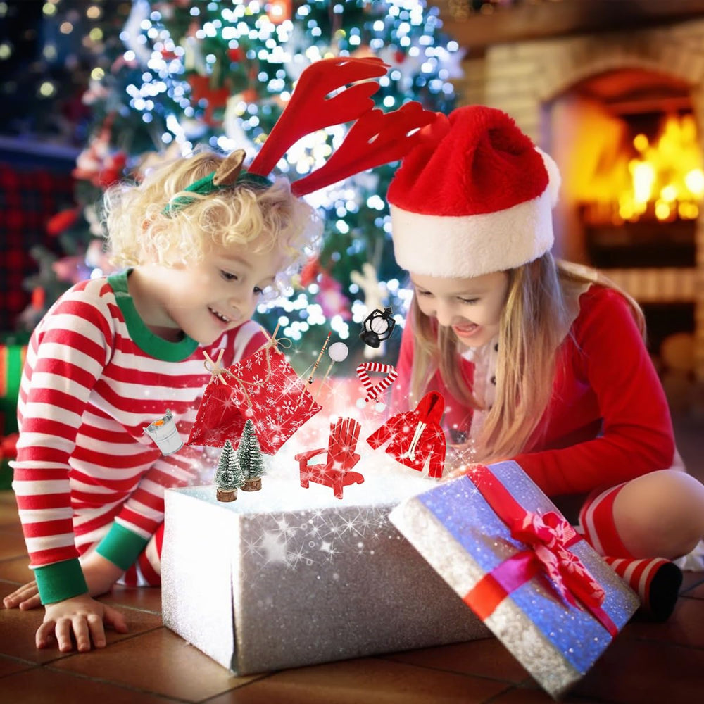 WanBigVa Christmas Elf Doll mini lamp adds cozy illumination to display