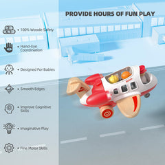 Wanborns airliner toy top view featuring engaging lights and sounds