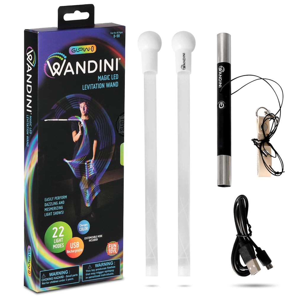 Wandini Glow balanced-design LED wand ready for smooth levitation tricks