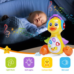 Wanonoo Dancing Duck supports early learning with musical cues and color buttons.