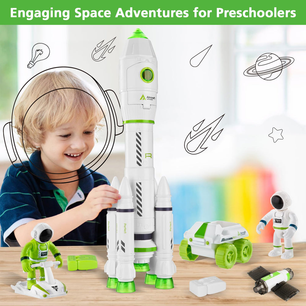 Wanonoo detachable pod with astronaut emphasizes hands-on space exploration.