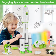 Wanonoo detachable pod with astronaut emphasizes hands-on space exploration.