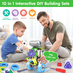 Wanonoo 10-in-1 STEM rotary crane model sparks engineering curiosity during play.