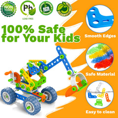 Wanonoo 12-in-1 STEM kit airplane model fosters spatial planning and imaginative flight