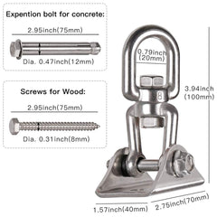 WAREMAID 1000 lbs capacity hanger supports heavy swings and gym equipment safely.