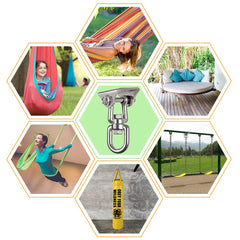 WAREMAID 360-degree rotating hanger keeps swings balanced and adjustable.