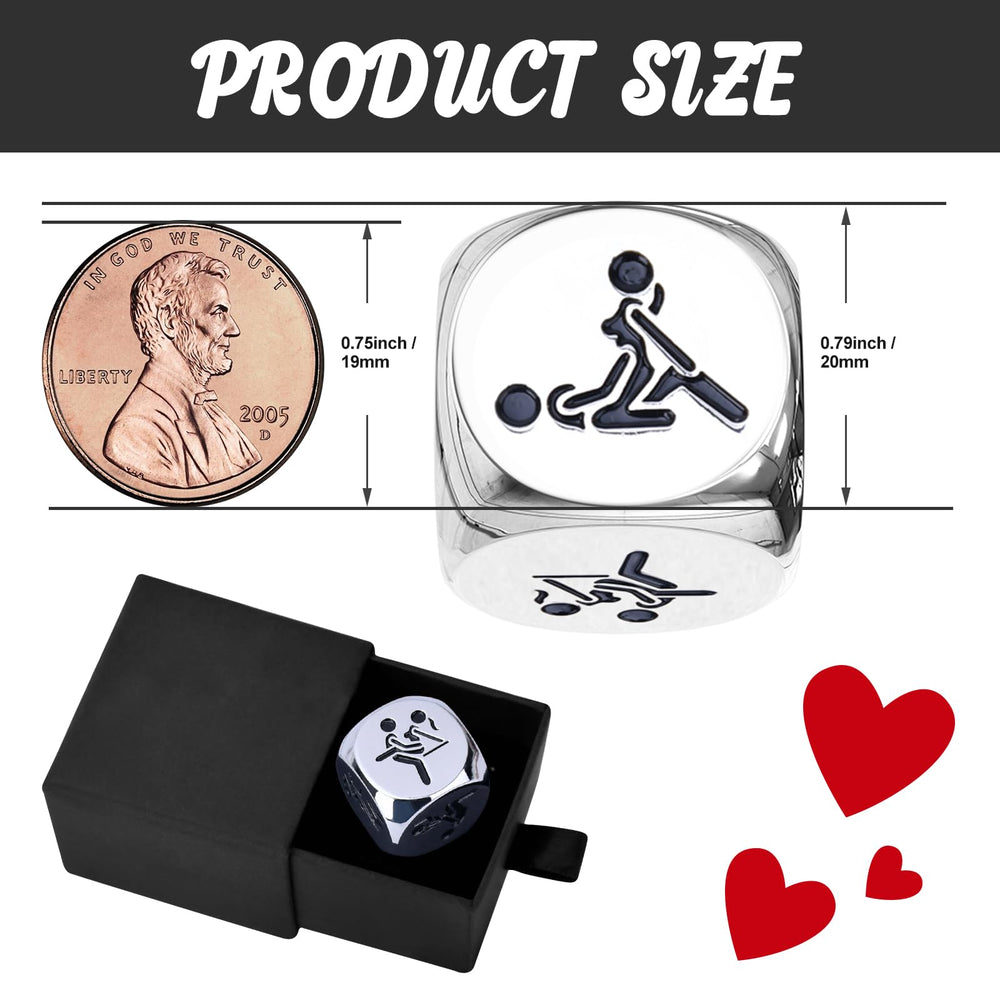 Wareon stocking stuffer dice ready to surprise adults with fun dinner-date ideas.