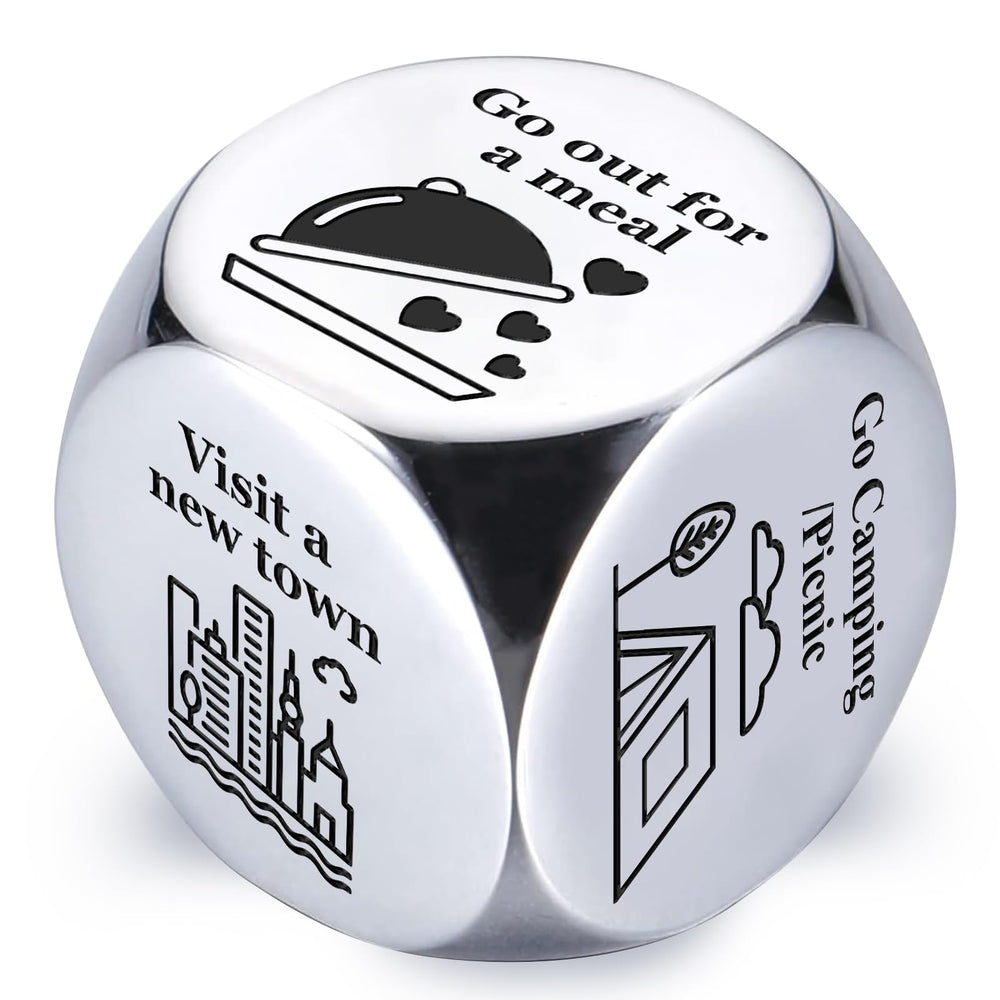 Wareon Weekend Decision Dice in a gift box for easy gifting and planning.