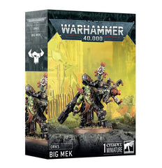 Warhammer Orks Big Mek with teleport harness enables dramatic battlefield entry and flexible weapon loadouts.