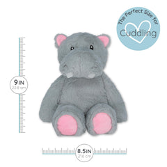 Warm Pals Hippo lavender-infused aroma enhances cozy sessions