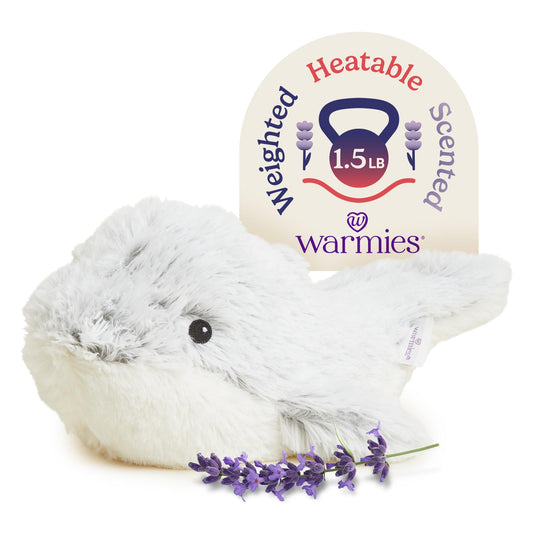 Warmies Dolphin microwavable plush offering soothing warmth and cozy cuddles