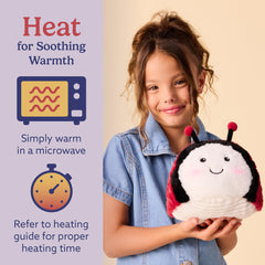 Warmies Ladybug microwave-warmed toy delivering comforting warmth in minutes.