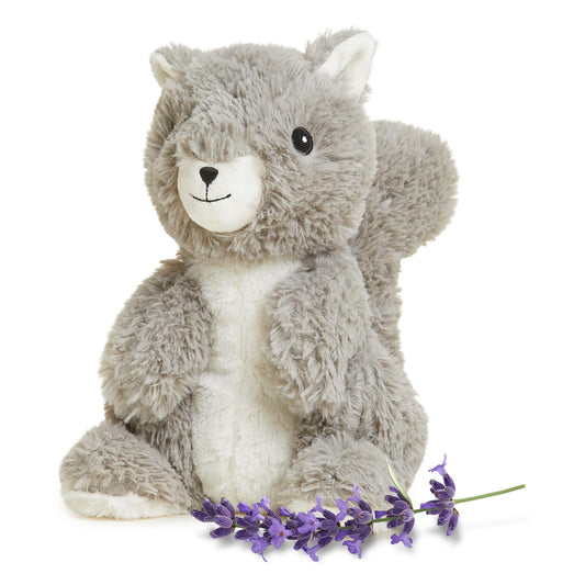 Warmies Squirrel microwavable plush for cozy warmth and comfort.