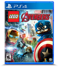WARNER BROS LEGO Marvel's Avengers PS4 game cover displaying hero teamwork.