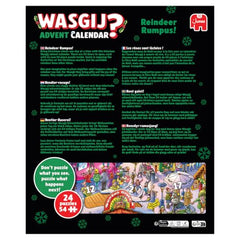 Wasgij Christmas Advent Calendar 2025 snowy scene, perfect for cozy December puzzle sessions.