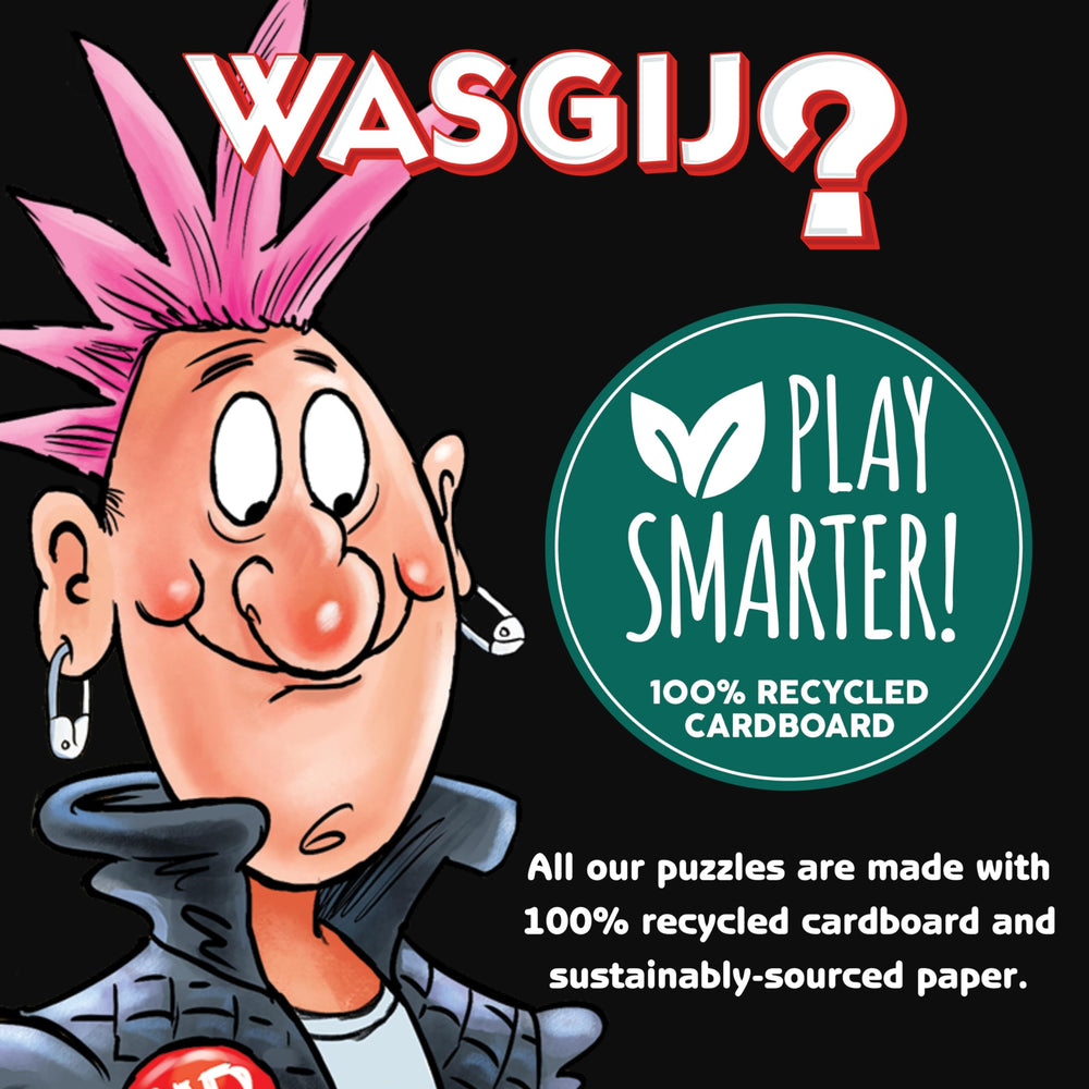 Wasgij Destiny 27 eco-friendly board highlights sustainability for puzzling.