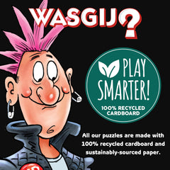 Wasgij Destiny 27 eco-friendly board highlights sustainability for puzzling.