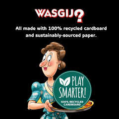 Wasgij Retro Mystery 8 recycled cardboard emphasizes sustainability and durable puzzling experience