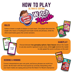 Watch Ya' Mouth pop culture deck cards spark timely humor and team fun.