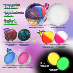 WaterElf non-sticky putty texture close-up supports safe, mess-minimized play