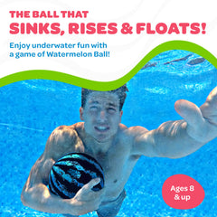 Watermelon Ball pool dribbling along the surface for interactive water games.