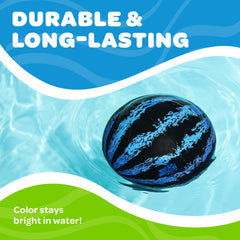 Watermelon Ball 9-inch diameter is easy to handle in water.