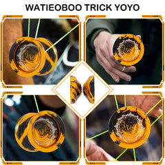 WATIEOBOO Yoyo R8 kit includes strings, glove, and case.