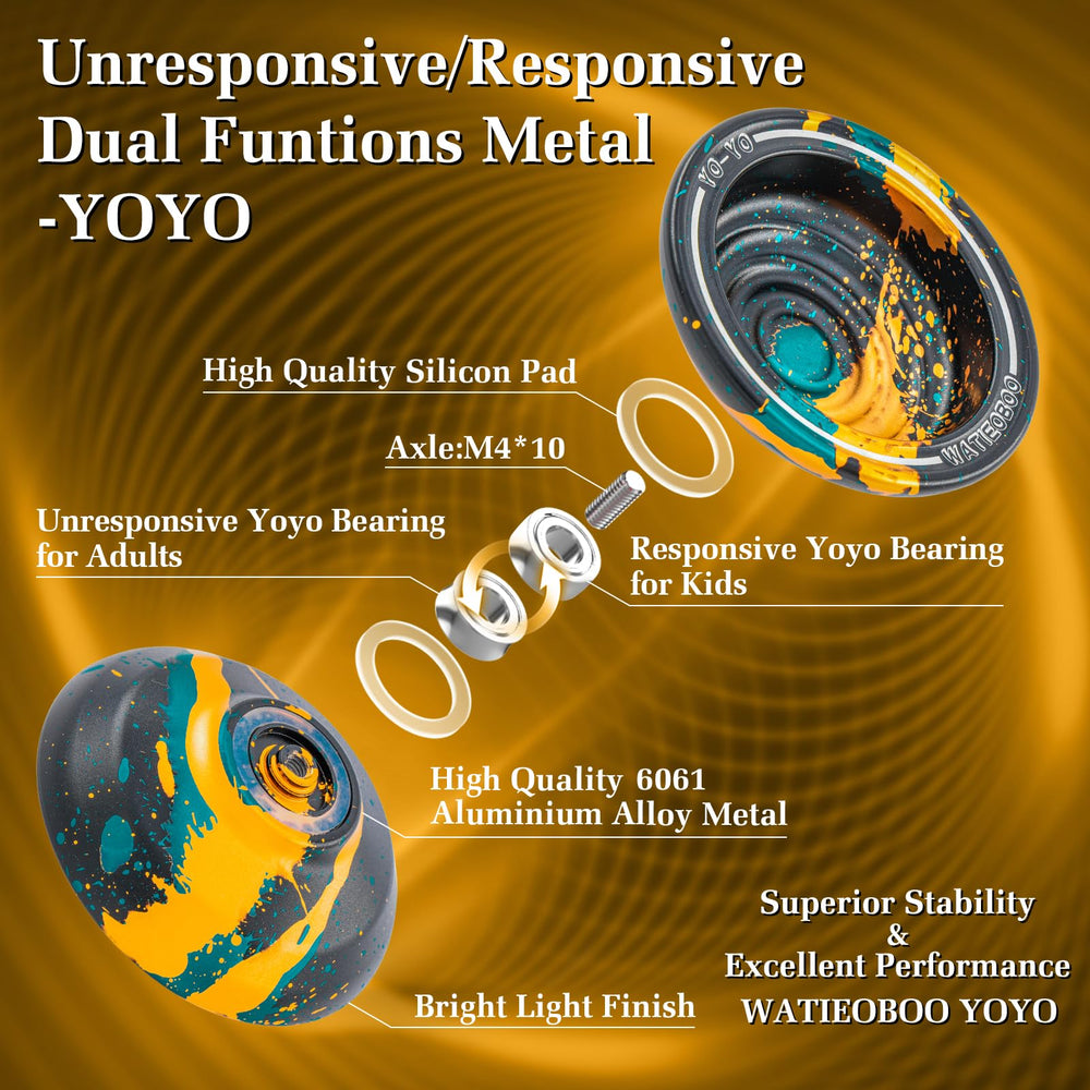 WATIEOBOO unresponsive trick yoyo supports stable high-speed moves