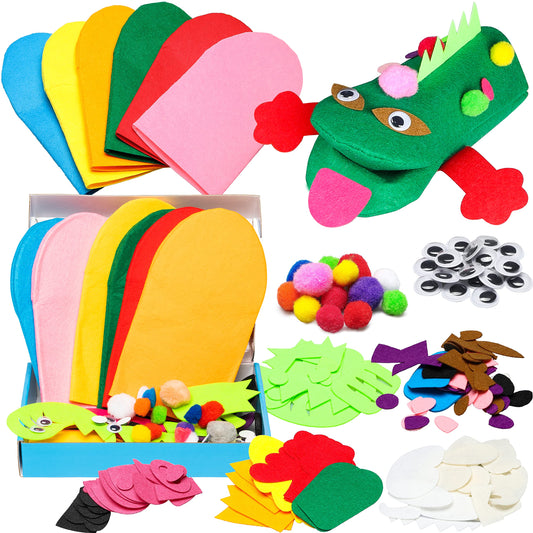 WATINC 6Pcs hand puppet kit for imaginative storytelling and role play