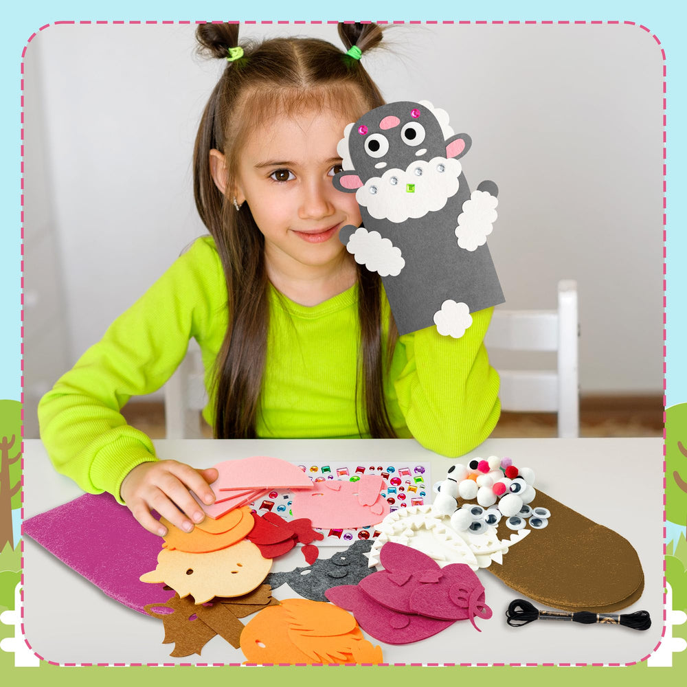 WATINC farm-animal puppets inspire simple storytelling sessions.