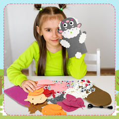 WATINC farm-animal puppets inspire simple storytelling sessions.