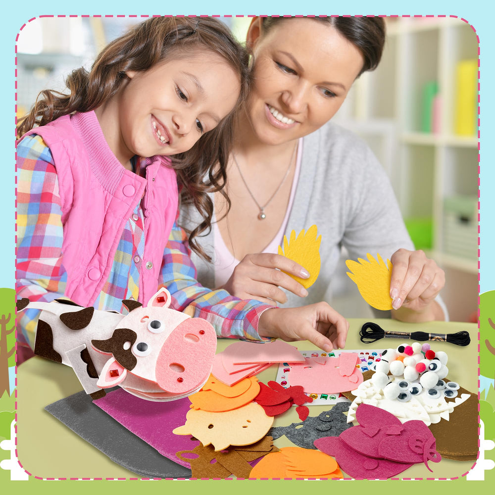 WATINC felt decors bundle provides charming details for unique puppets.
