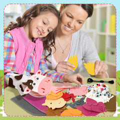 WATINC felt decors bundle provides charming details for unique puppets.