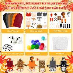 WATINC pom-poms and googly eyes bundle for colorful embellishments.
