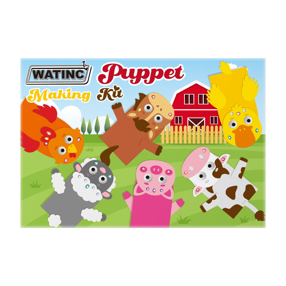 WATINC farm animal puppets invite kids to imagine cow, duck, and pig adventures.