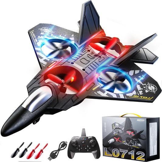 Watudou foam RC airplane drone front view shows easy takeoff for beginners