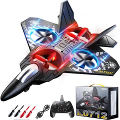 Watudou foam RC airplane drone front view shows easy takeoff for beginners