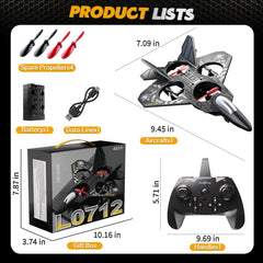 Watudou foam RC airplane drone in outdoor backyard or park use