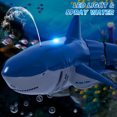Watudou 1:18 scale RC shark with dual motors for realistic swimming