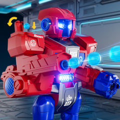 WATUDOU robot toy shooting feature with suction cups.