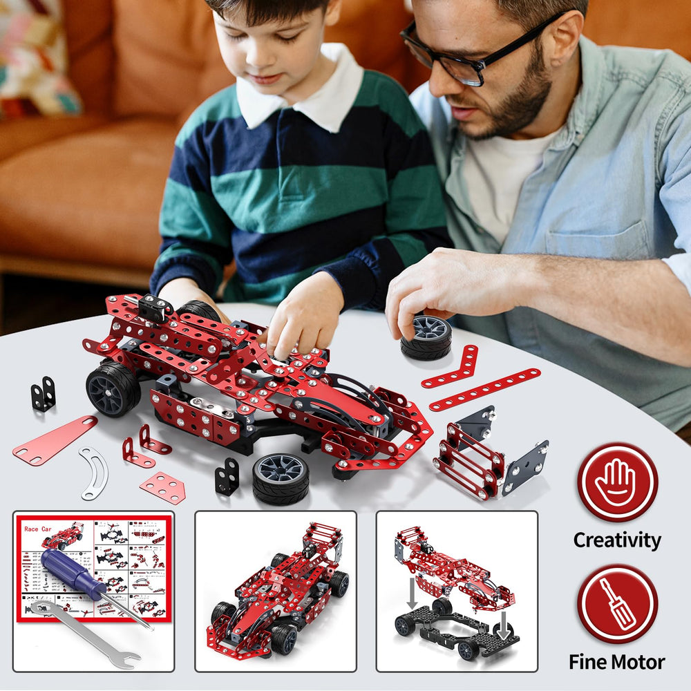 WATUDOU STEM model car kit instructions shown for step-by-step guidance