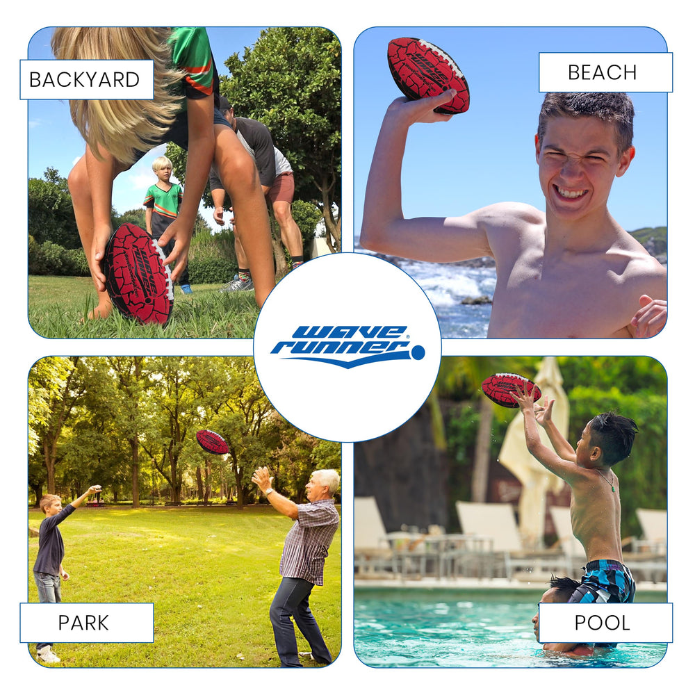 Wave Runner all-terrain football for backyard, park, and lake adventures