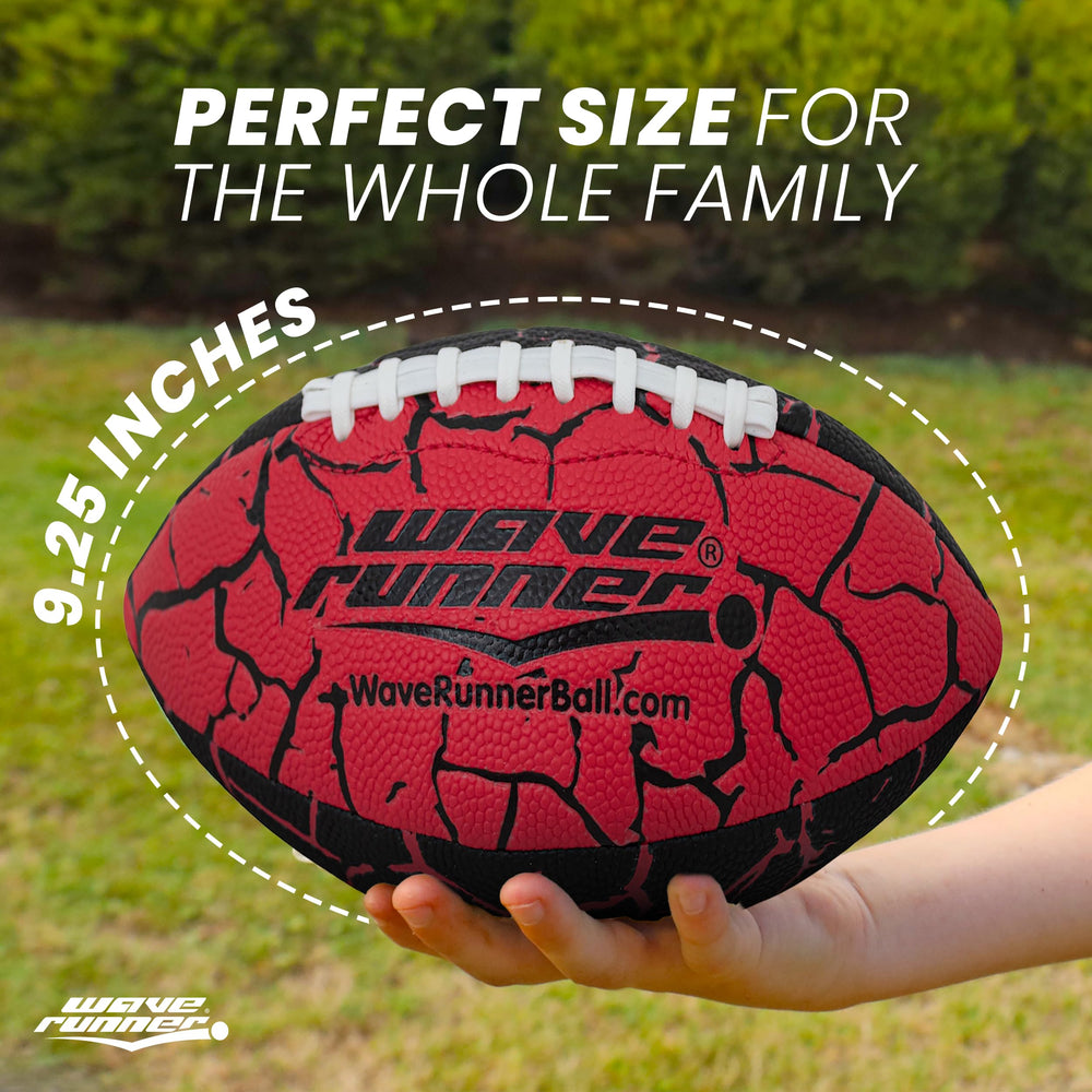 Wave Runner durable football tackling and diving catches in all-terrain environments