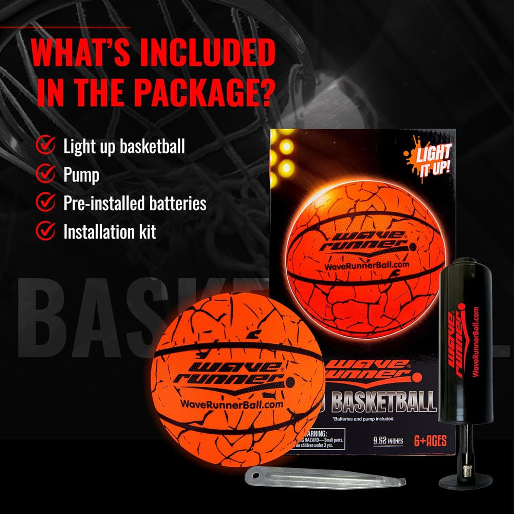 Durable Wave Runner ball withstands tough outdoor practice and games.
