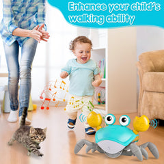WAVISA Crawling Crab entertains pets with agile movement for chasing play.