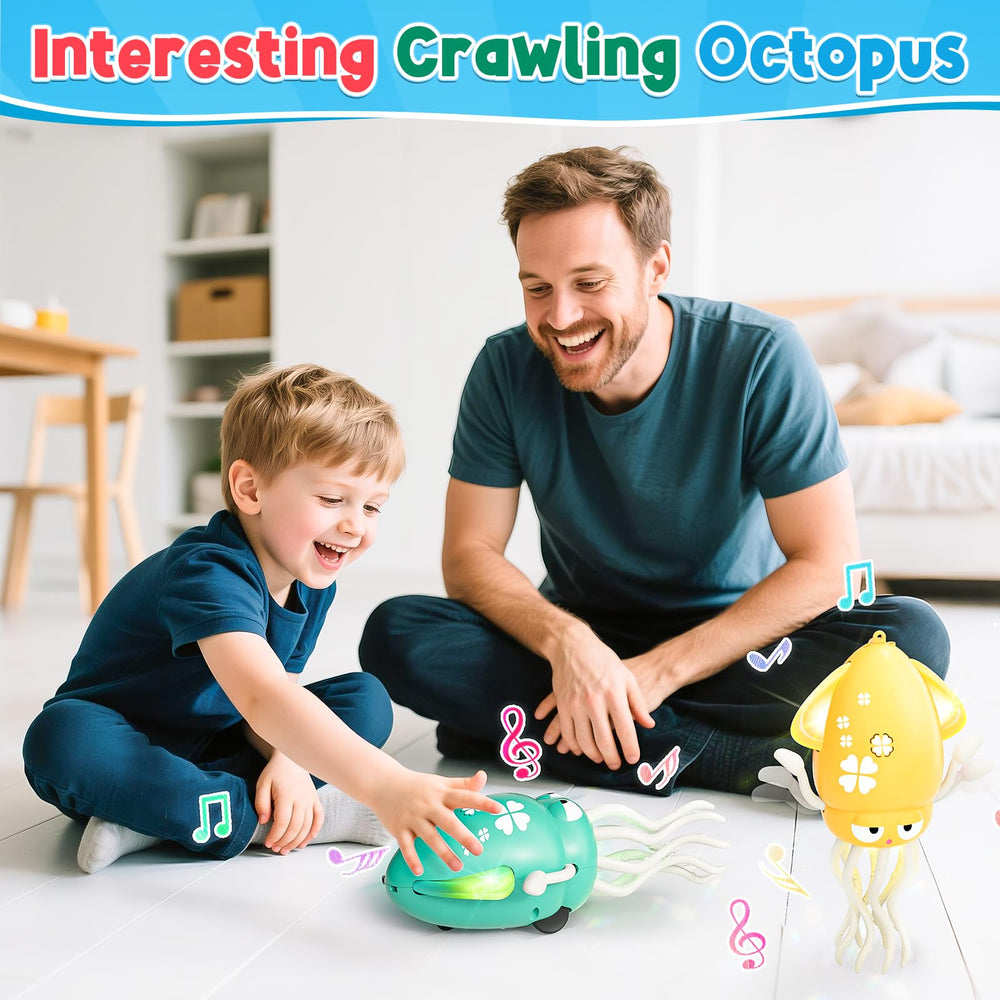 WAVISA dancing-octopus-tummy-time supports early gross-motor exploration through engaging movement.