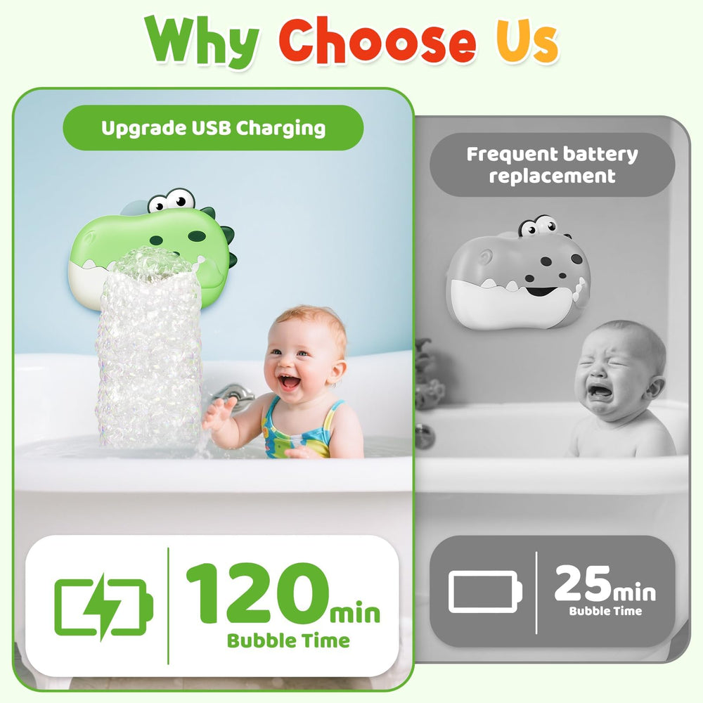 WAVISA dinosaur bath toy suitable for tub, pool, and shower.