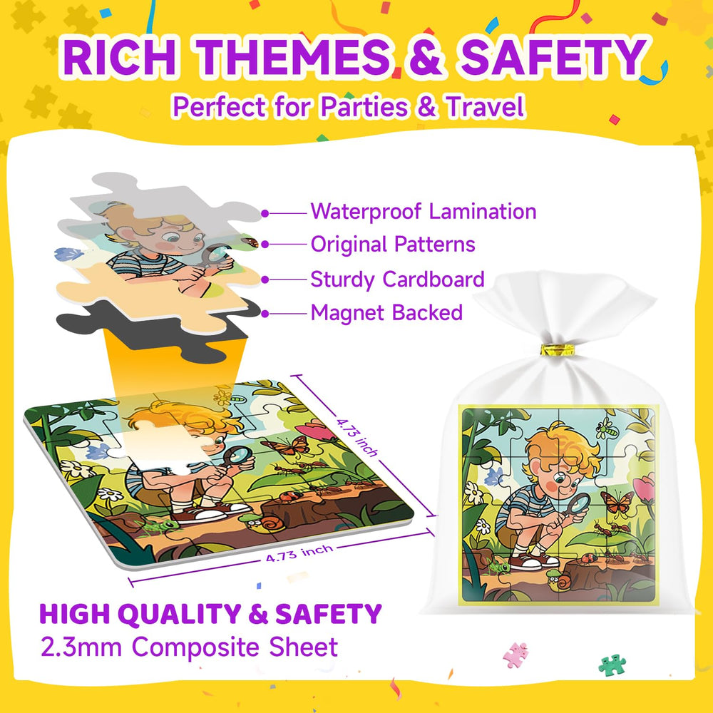 WAWIBEE magnetic puzzle mermaid theme provides shared play for small groups.