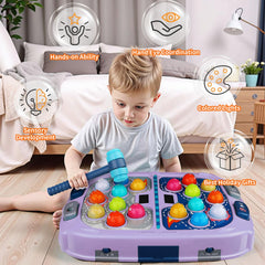 WAYKEE Whack a Game Mole box contents show included items for quick setup