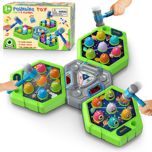 WAYKEE Whack Game Mole play area for multiplayer fun and active play